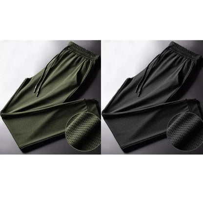 Men's Summer Ice Silk Mesh Breathable Pants