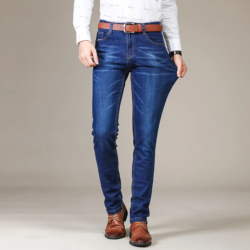 Business Men's Classic Stretch Jeans