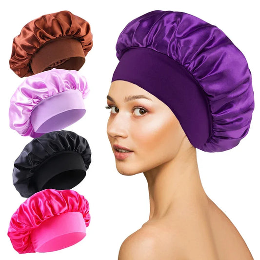 Elite™ Satin Bonnet — Stays On All Night