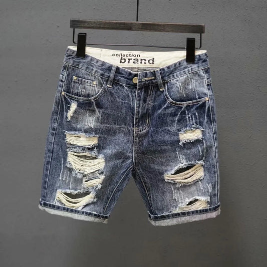 Korean Fashion Loose Denim Shorts