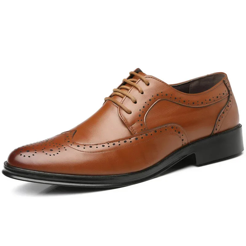 Handcrafted Calfskin Leather Oxford Shoes