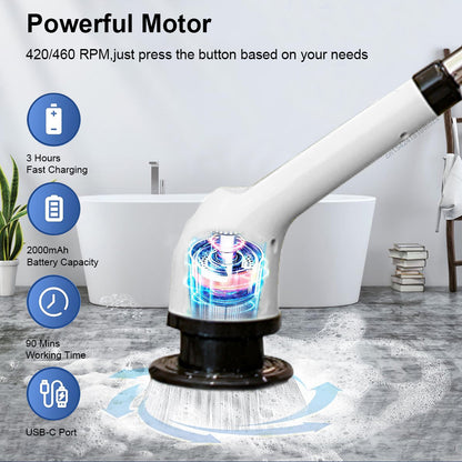 Elite™ 9-in-1 Electric Spin Scrubber