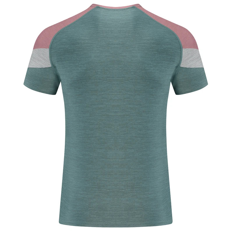 Men's Silk-Like Bodybuilding Sports T-Shirt