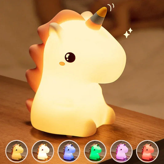 Unicorn Color Glow Night Light 🦄✨