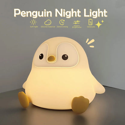 Animal Silicone Night Light 🐻‍❄️✨