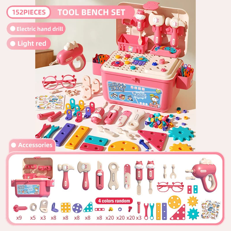 Elite™ Kids Electric Drill Builder Set – Creative Assembly Toy