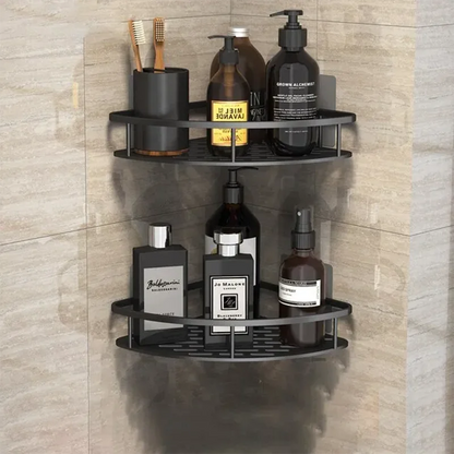 Punch-Free Corner Shelf