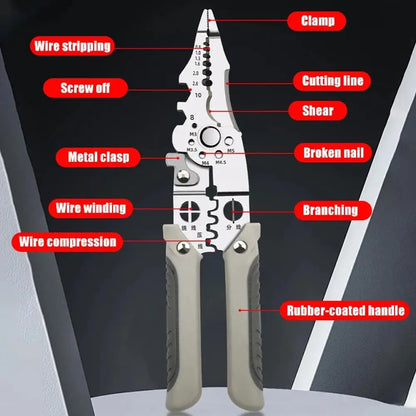 Multifunctional Automatic Wire Stripper & Crimper Tool