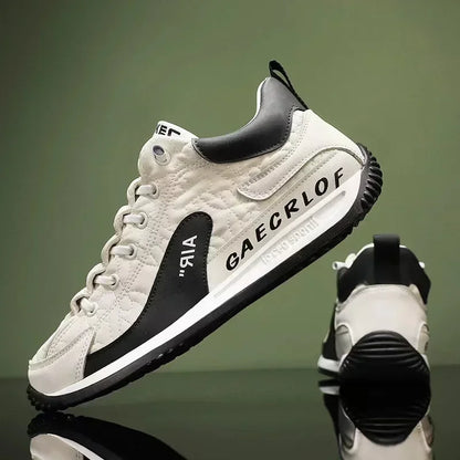 2024 Luxurious Microfiber Thick-Sole Sneakers