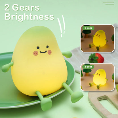 Fruit Silicone Night Light 🍑🥭