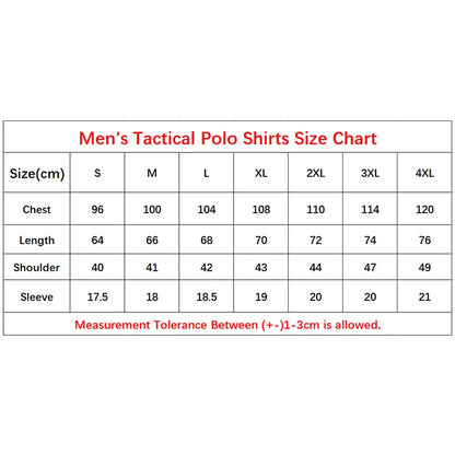 Men's Tactical Embroidered Quick-Dry Polo