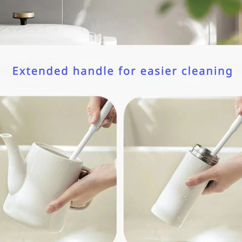 360° Silicone Bottle Brush – Foldable & Deep Clean
