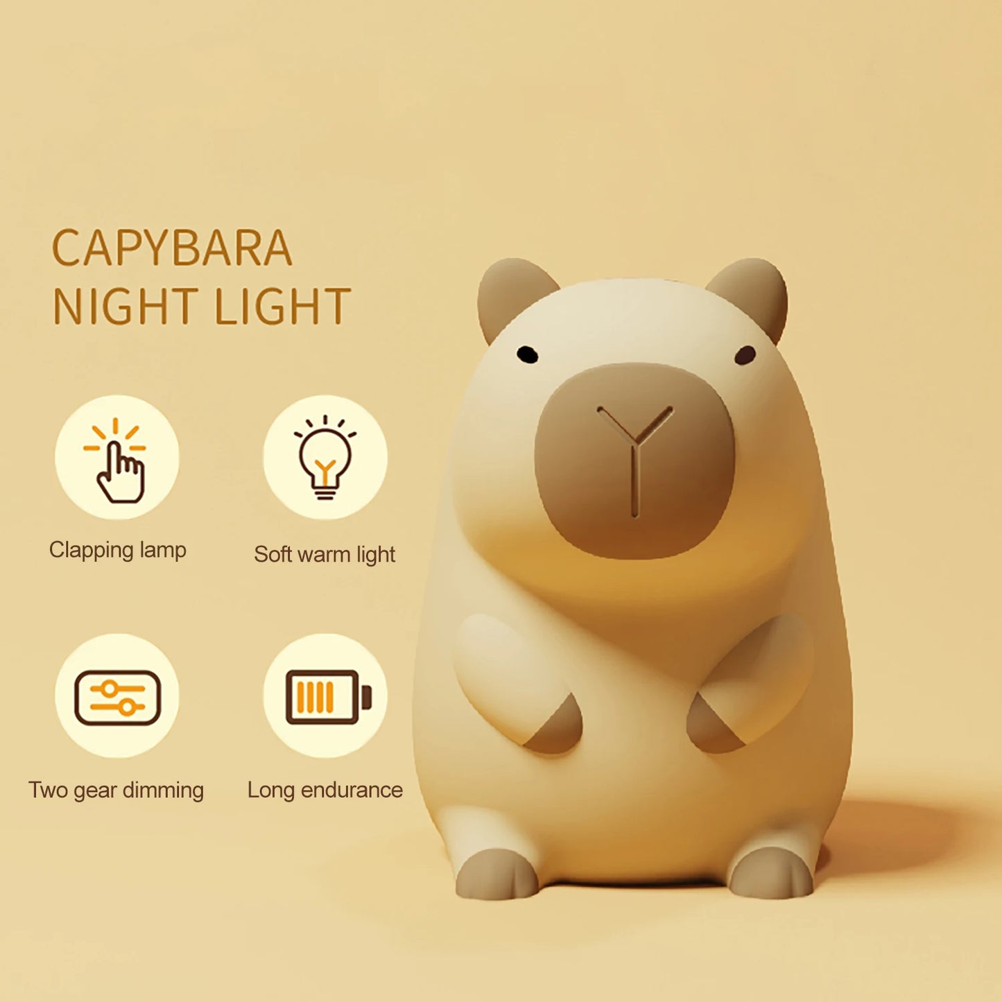 Animal Silicone Night Light 🐻‍❄️✨