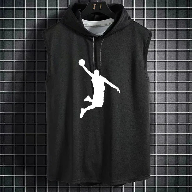 Men's Fashion Sleeveless Hoodie