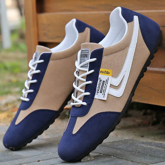 Men's Low-Top Korean Style Canvas Sneakers