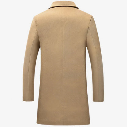 Men's Woolen Long Coat