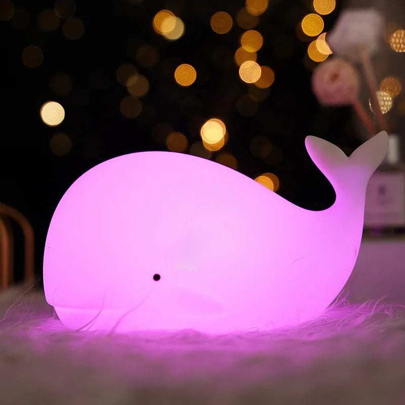 Whale Silicone Night Light 🐳🌙