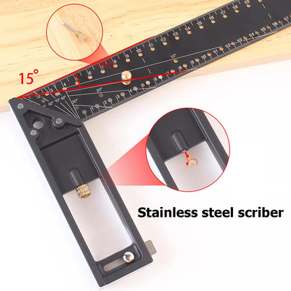 Elite Precision Right Angle Marking Ruler (30/40cm)