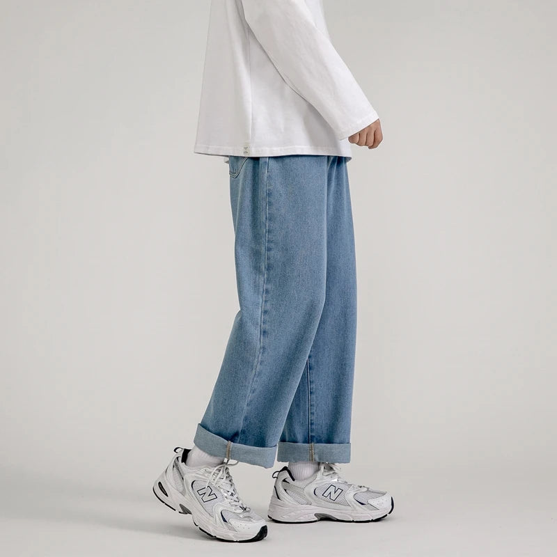 Korean Fashion Men's Baggy Jeans