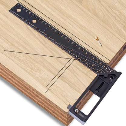 Elite Precision Right Angle Marking Ruler (30/40cm)