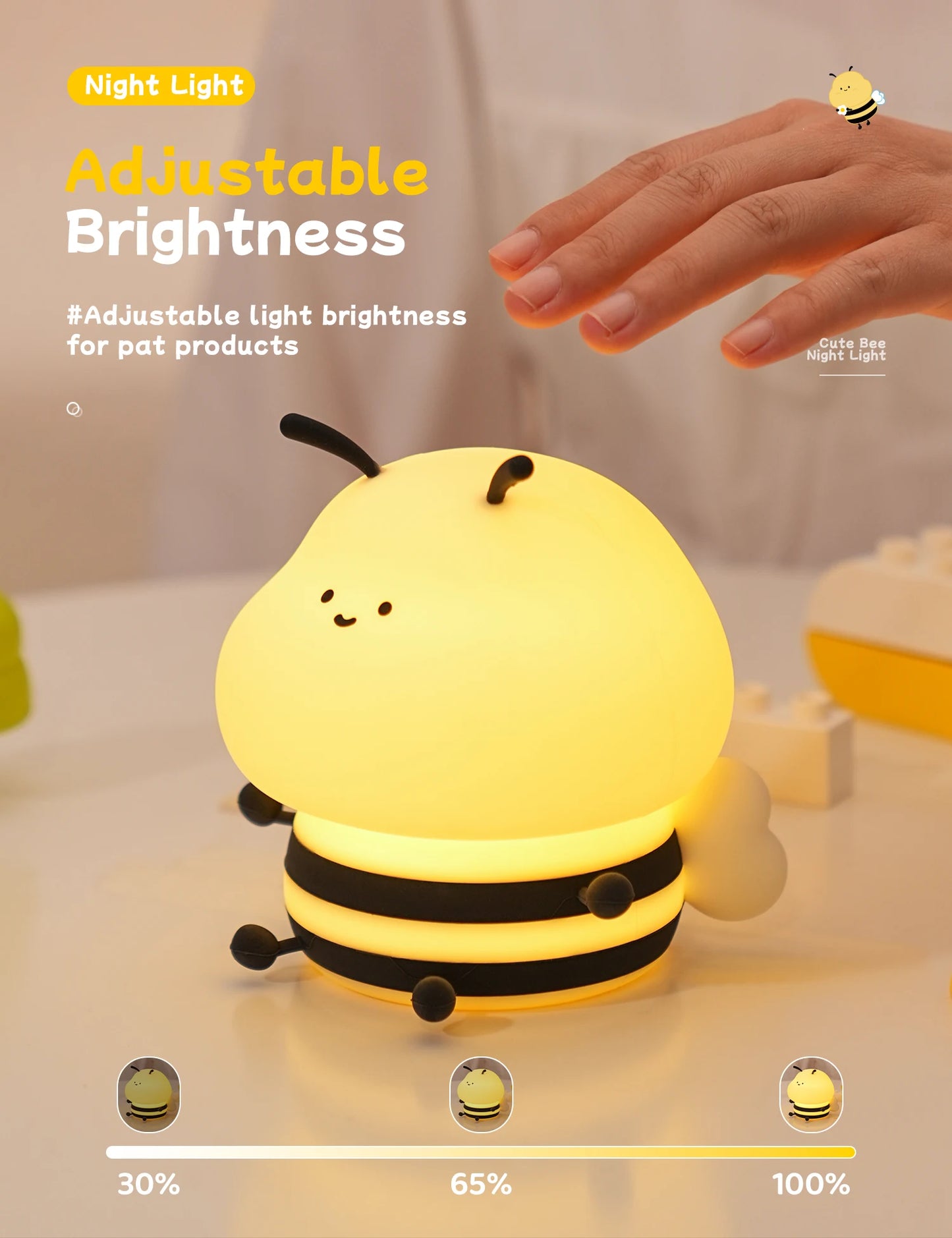 🐝 Bee Night Light — Buzzing With Glow