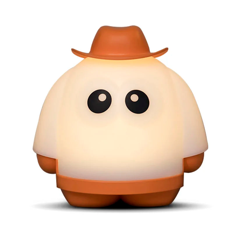 🕵️‍♂️ Detective Ghost Silicone Night Light