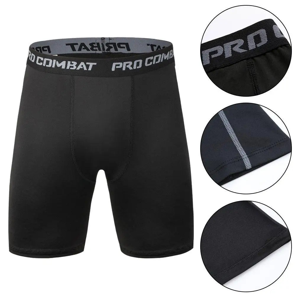 Male Fitness Quick-Drying Compression Shorts