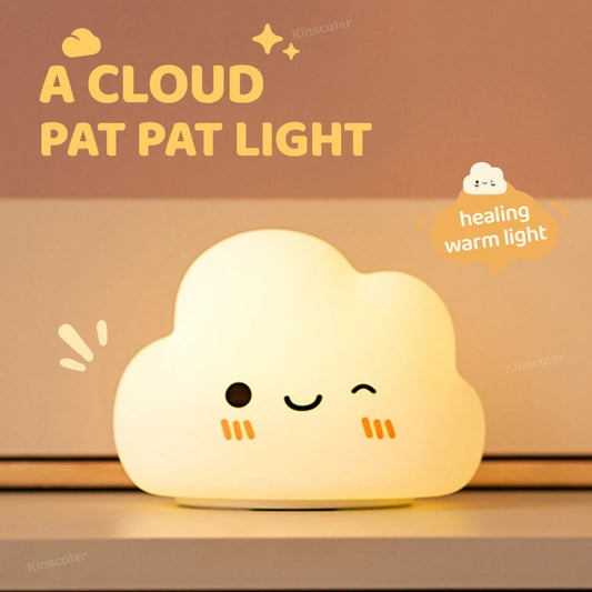 Cloud Pat Pat Night Light ☁️✨