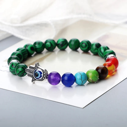 7 Chakra Natural Stone Bracelets