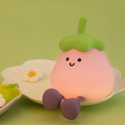 Eggplant Smile Silicone Night Light 🍆😊