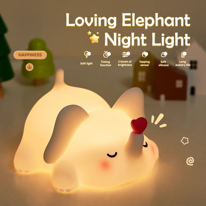 Animal Silicone Night Light 🐻‍❄️✨