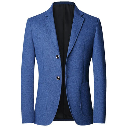 2024 Autumn Men's Business Casual Wool Blazer