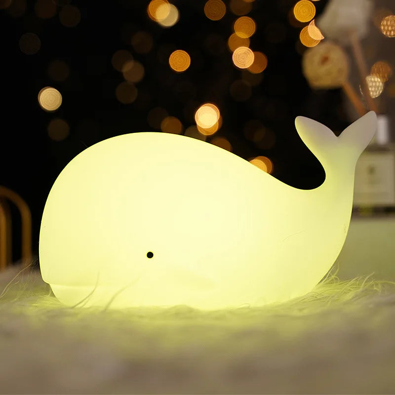 Whale Silicone Night Light 🐳🌙