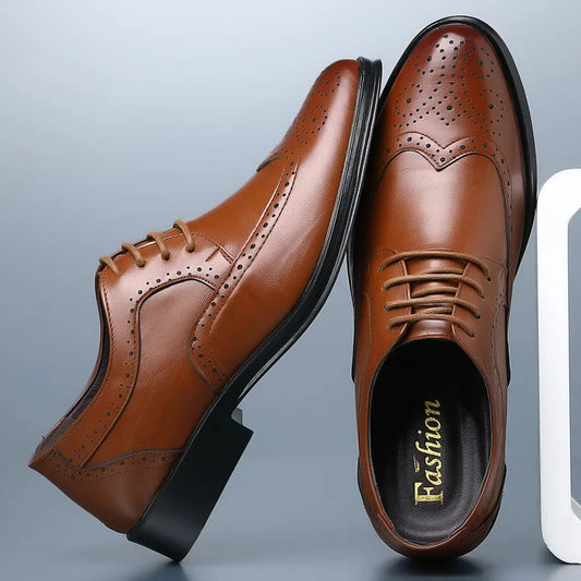 Handcrafted Calfskin Leather Oxford Shoes