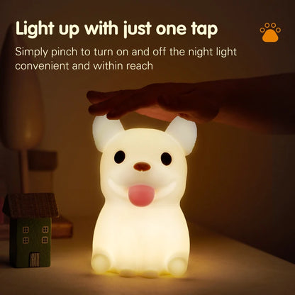 Bulldog Silicone Night Light