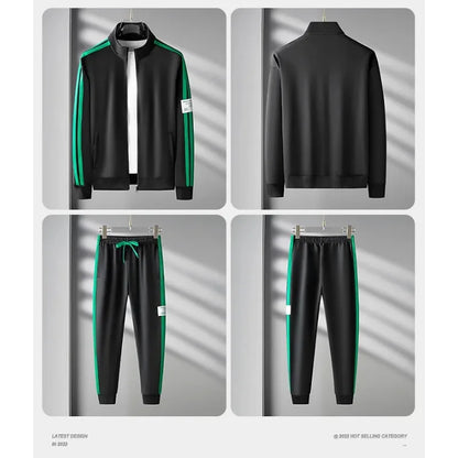 Patchwork Slim Tracksuit