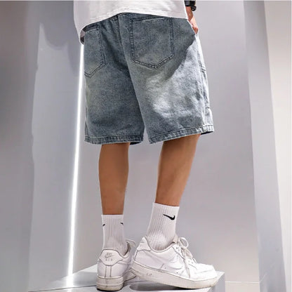 Fashion Casual Denim Cargo Shorts