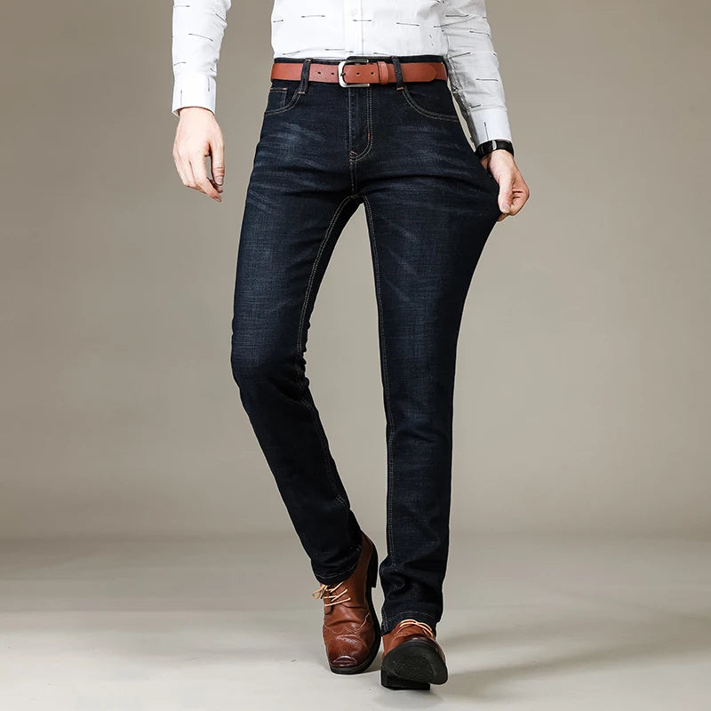 Business Men's Classic Stretch Jeans