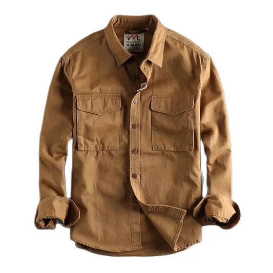 Premium Cotton Cargo Shirt