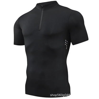 Half-Zip Quick-Dry Running Shirt