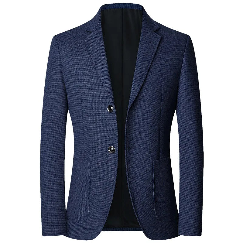 2024 Autumn Men's Business Casual Wool Blazer