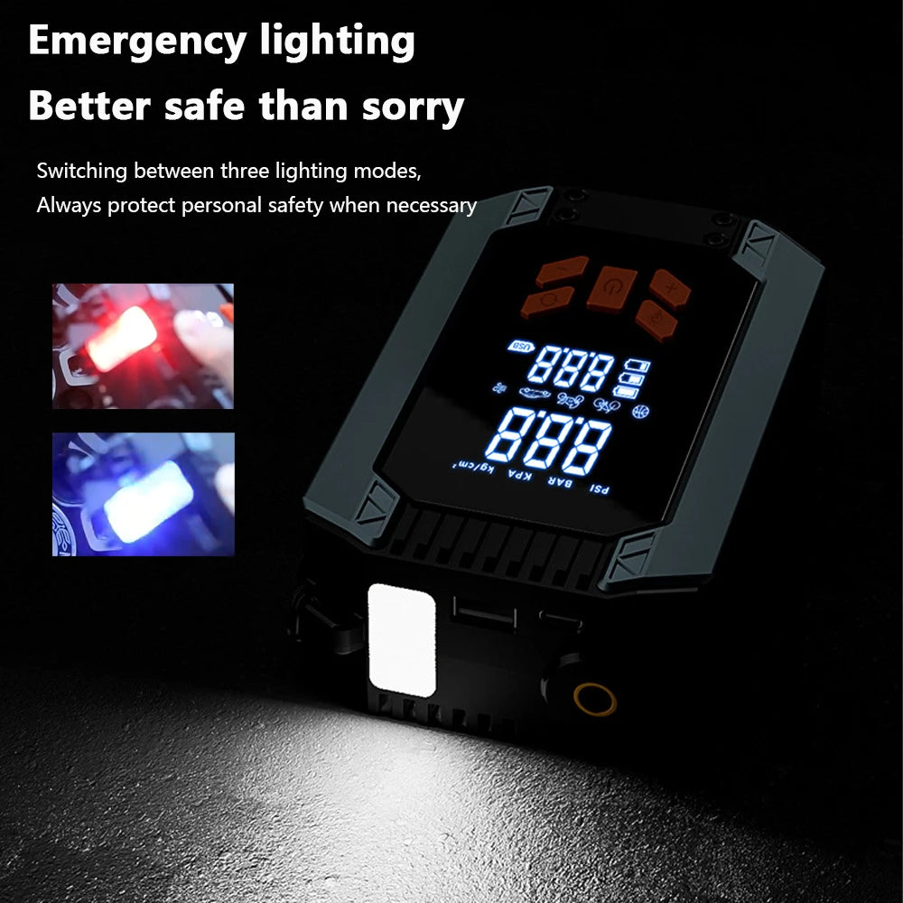 Dual LED Display for Battery & Tire Pressure Monitoring