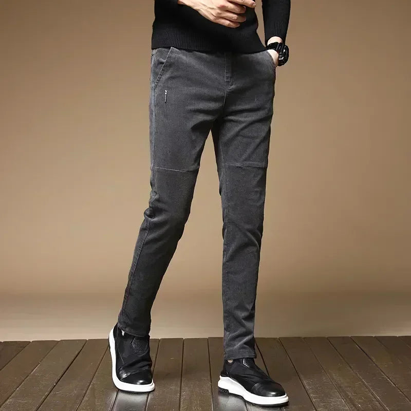 Winter Warm Stretch Corduroy Pants