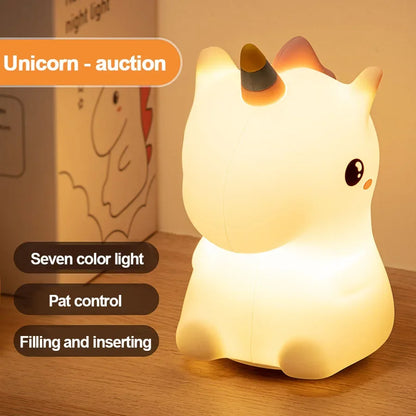 Unicorn Color Glow Night Light 🦄✨