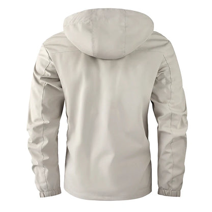 Men's Casual Windbreaker with Fleece Lining