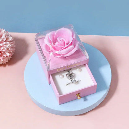 The Ultimate Romantic Gift Box – Rose + Jewelry Drawer!