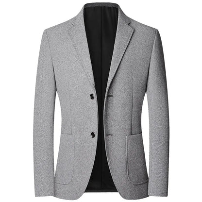 2024 Autumn Men's Business Casual Wool Blazer