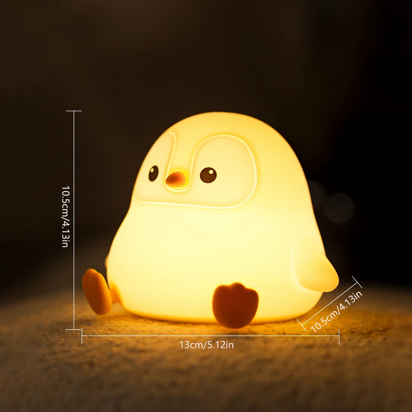 Penguin Baby Silicone Night Light 🐧✨