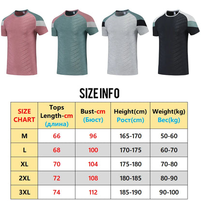 Men's Silk-Like Bodybuilding Sports T-Shirt