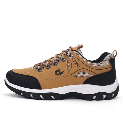 Summer Breathable Leather Trekking Sneakers